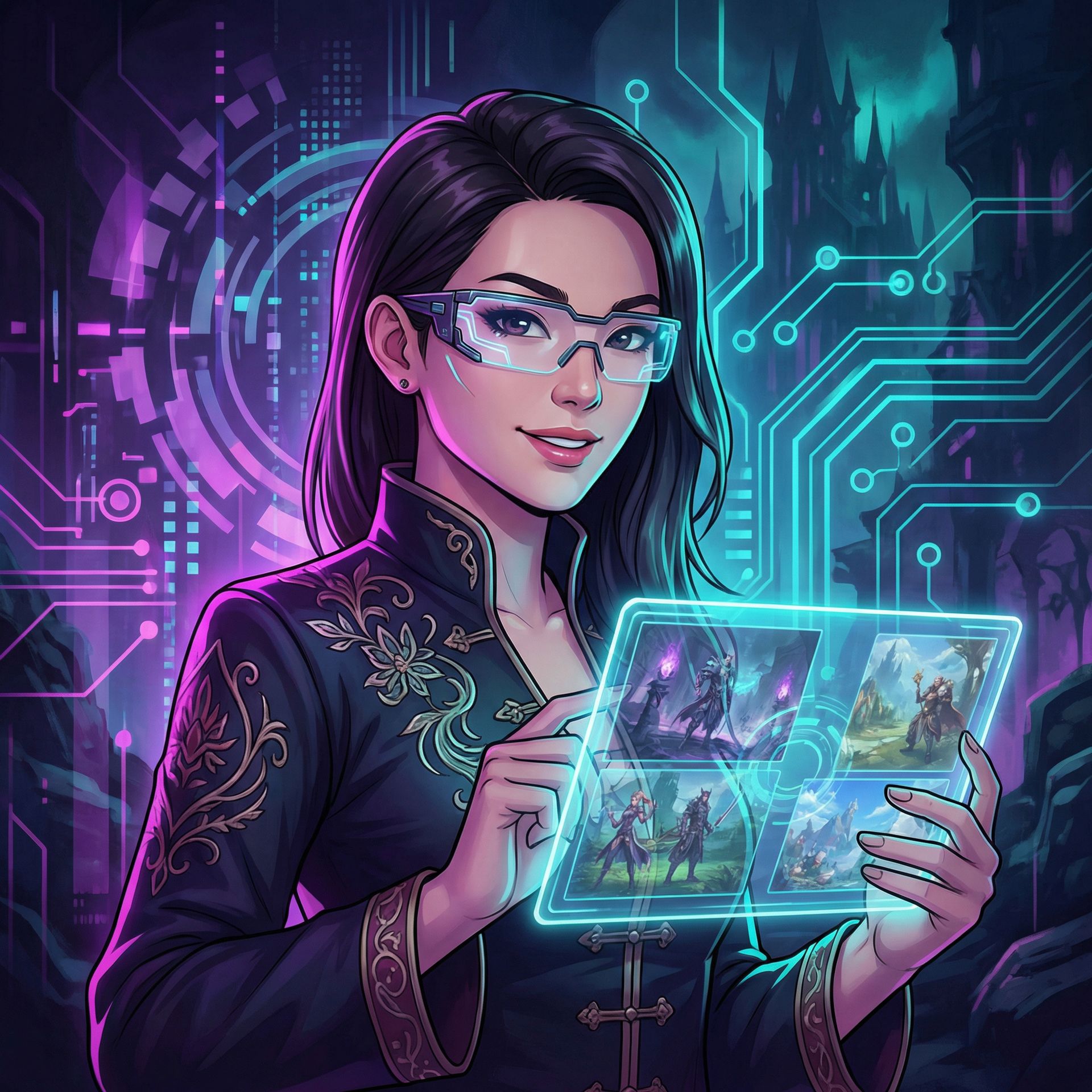 每日大赛游戏视频制片人林雪薇